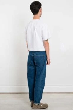 HatskiLoose Tapered Washi Denim - Used Blue -Grami Jean Shop Loose Tapered Washi Denim Used 20230530011912 3