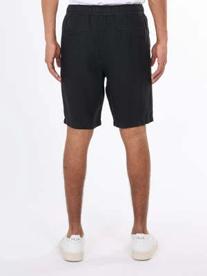 Knowledge Cotton ApparelLoose Linen Shorts - Black 5 Knowledge Cotton ApparelLoose Linen Shorts - Black - Image 3