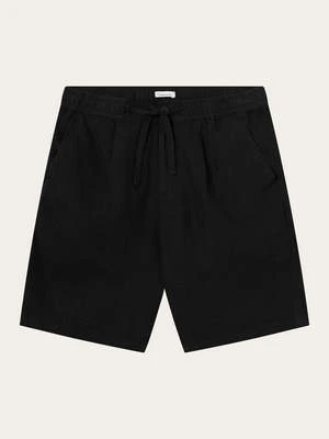Knowledge Cotton ApparelLoose Linen Shorts - Black 7 Knowledge Cotton ApparelLoose Linen Shorts - Black - Image 5