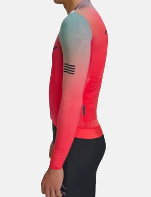 MAAPBlurred Out Pro Hex Long Sleeve Jersey 2.0 - Red Mix 4 MAAPBlurred Out Pro Hex Long Sleeve Jersey 2.0 - Red Mix - Image 2