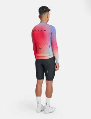 MAAPBlurred Out Pro Hex Long Sleeve Jersey 2.0 - Red Mix 6 MAAPBlurred Out Pro Hex Long Sleeve Jersey 2.0 - Red Mix - Image 4