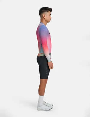 MAAPBlurred Out Pro Hex Long Sleeve Jersey 2.0 - Red Mix 5 MAAPBlurred Out Pro Hex Long Sleeve Jersey 2.0 - Red Mix - Image 3