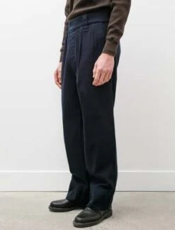 Margaret HowellCotton Wool Drill Side Cinch Trouser - Ink 9 Margaret HowellCotton Wool Drill Side Cinch Trouser - Ink -Grami Jean Shop MHL Side Cinch Trouser Cotton Wool Drill Ink 20230923082818 2