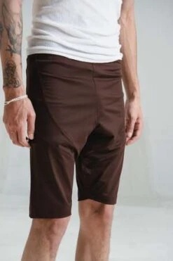 Martine RoseEmbossed Cycling Shorts - Brown -Grami Jean Shop Martine Rose Embossed Cycling Shorts Brown 20220518031800