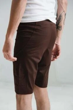 Martine RoseEmbossed Cycling Shorts - Brown -Grami Jean Shop Martine Rose Embossed Cycling Shorts Brown 20220518031801