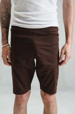Martine RoseEmbossed Cycling Shorts - Brown -Grami Jean Shop Martine Rose Embossed Cycling Shorts Brown 20220518031804