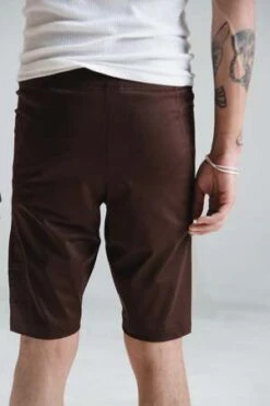 Martine RoseEmbossed Cycling Shorts - Brown -Grami Jean Shop Martine Rose Embossed Cycling Shorts Brown 20220518031805