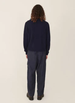 YMCMilitary Cotton Linen Trouser - Navy 10 YMCMilitary Cotton Linen Trouser - Navy -Grami Jean Shop Military Cotton Linen Trouser Navy 20230922185551 1