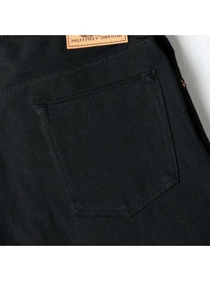 Momotaro Jeans15.7oz Tight Tapered Jeans - Black 6 Momotaro Jeans15.7oz Tight Tapered Jeans - Black - Image 4