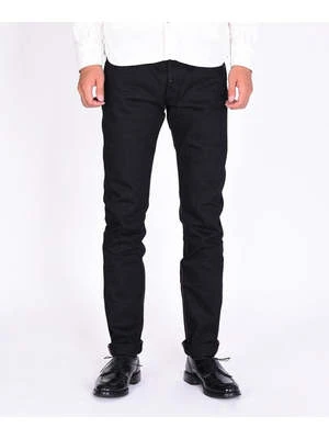 Momotaro Jeans15.7oz Tight Tapered Jeans - Black 3 Momotaro Jeans15.7oz Tight Tapered Jeans - Black