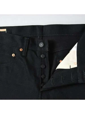 Momotaro Jeans15.7oz Tight Tapered Jeans - Black 9 Momotaro Jeans15.7oz Tight Tapered Jeans - Black - Image 7