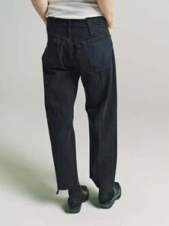 Old ParkBaggy Reconstructed Denim Jeans - Black -Grami Jean Shop Old Park Baggy Reconstructed Denim Jeans Black 20231023203506