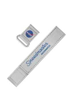 Omega2 Piece Speedmaster Moonwatch 20MM VELCRO Strap - Grey