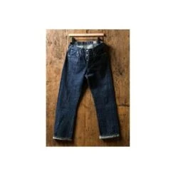 Orslow107 Ivy Fit Selvedge Denim One Wash Jeans - Blue -Grami Jean Shop Orslow 107 Ivy Fit Selvedge Denim One Wash Jeans Blue 20230623204258 1