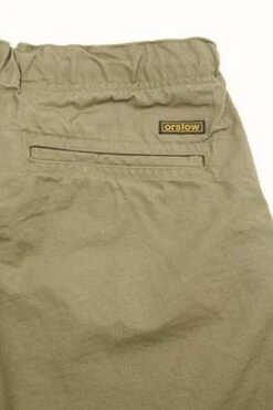 OrslowNew Yorker Shorts - Army Green -Grami Jean Shop Orslow New Yorker Shorts Army Green 20220323063549 1