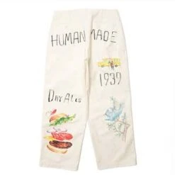 Human MadePRINTED CHINO PANTS - WHITE 10 Human MadePRINTED CHINO PANTS - WHITE -Grami Jean Shop PRINTED CHINO PANTS WHITE 20231010063044 1