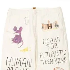 Human MadePRINTED CHINO PANTS - WHITE 11 Human MadePRINTED CHINO PANTS - WHITE -Grami Jean Shop PRINTED CHINO PANTS WHITE 20231010063044 2