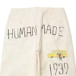 Human MadePRINTED CHINO PANTS - WHITE 12 Human MadePRINTED CHINO PANTS - WHITE -Grami Jean Shop PRINTED CHINO PANTS WHITE 20231010063044 3