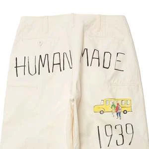 Human MadePRINTED CHINO PANTS - WHITE 7 Human MadePRINTED CHINO PANTS - WHITE - Image 5