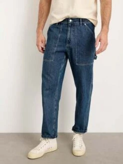 Alex MillPainter Pant Denim - Medium Wash -Grami Jean Shop Painter Pant in Denim Medium Wash 20230818213826