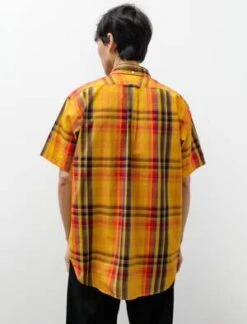 Grami Jean Shop -Grami Jean Shop Popover BD Shirt Gold Plaid 20230227043711 1