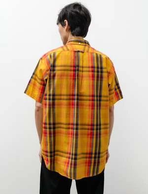 Engineered GarmentsPopover BD Shirt - Gold Plaid 3 Engineered GarmentsPopover BD Shirt - Gold Plaid - Image 2