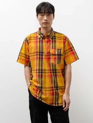 Engineered GarmentsPopover BD Shirt - Gold Plaid 2 Engineered GarmentsPopover BD Shirt - Gold Plaid