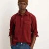 Alex MillPopover Shirt Fine Wale Corduroy- Dark Currant -Grami Jean Shop Popover Shirt in Fine Wale Corduroy Dark Currant 20230823221333