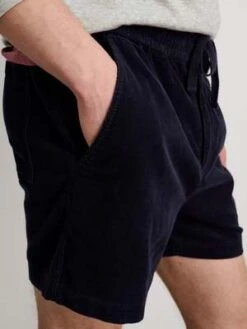 Alex MillPull On Short Fine Wale Corduroy - Dark Navy -Grami Jean Shop Pull on Short in Fine Wale Corduroy Dark Navy 20230520232437 1