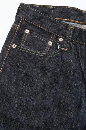 Pure Blue Japan17.5oz EX Slub Denim Relaxed Tapered Woven Jeans - Wash Indigo 5 Pure Blue Japan17.5oz EX Slub Denim Relaxed Tapered Woven Jeans - Wash Indigo - Image 3