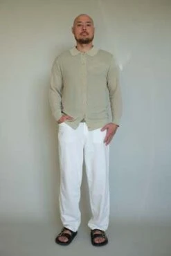 JOWA.Redone Linen-like Cotton Pants 15 JOWA.Redone Linen-like Cotton Pants -Grami Jean Shop Redone Linen like Cotton Pants 20230403031826 1