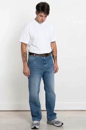 MfpenRegular Jeans - Washed Blue Organic Cotton 3 MfpenRegular Jeans - Washed Blue Organic Cotton