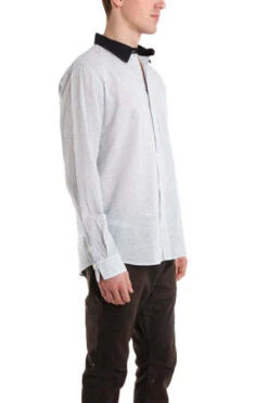 Robert GellerContrast Collar Dress Shirt - Blue 7 Robert GellerContrast Collar Dress Shirt - Blue -Grami Jean Shop Robert Geller Contrast Collar Dress Shirt 20220811134126 1