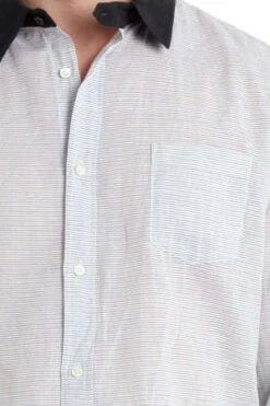 Robert GellerContrast Collar Dress Shirt - Blue 9 Robert GellerContrast Collar Dress Shirt - Blue -Grami Jean Shop Robert Geller Contrast Collar Dress Shirt 20220811134127