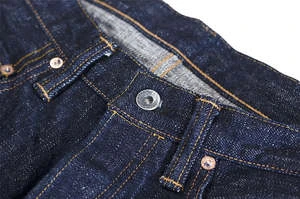 Samurai Jeans17OZ BENKEI DENIM STRAIGHT TAPERED JEAN - Indigo 5 Samurai Jeans17OZ BENKEI DENIM STRAIGHT TAPERED JEAN - Indigo - Image 3