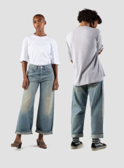 I AND MEunisex I AND ME Selvedge Wide Leg Jeans - Bleach -Grami Jean Shop Selvedge Wide Leg Jeans in Bleach 20211111004203