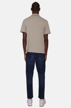 Blue&CreamShort Sleeve Buttondown Slub Jersey - Sage -Grami Jean Shop Short Sleeve Buttondown Slub Jersey Sage 20230426201115 1