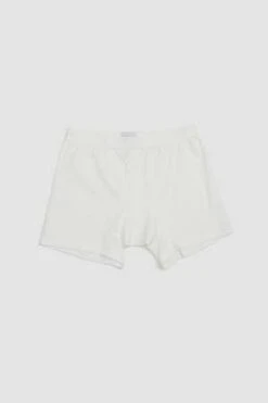 SunspelSuperfine 2 Button Short - White -Grami Jean Shop Superfine 2 Button Short White 20230901131734 1