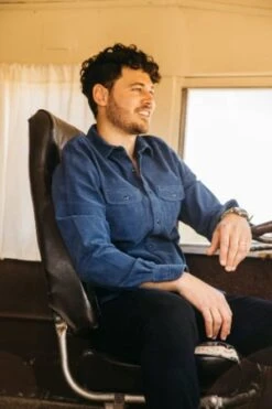 Hiroshi KatoThe Brace Corduroy Shirt - Pacific -Grami Jean Shop The Brace Corduroy Shirt Pacific 20231101174049 2