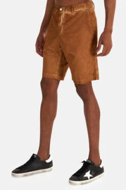 Massimo AlbaVelvet Bermuda Short - Tobacco -Grami Jean Shop Tobacco Massimo Alba Velvet Bermuda Short 20220811162128 1