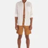 Massimo AlbaVelvet Bermuda Short - Tobacco -Grami Jean Shop Tobacco Massimo Alba Velvet Bermuda Short 20220811162129