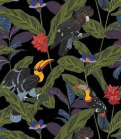 Poplin & Co.Camp Shirt - Tropical Birds Print -Grami Jean Shop Tropical Birds Print Camp Shirt 20230414185641 2