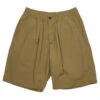 Universal WorksCotton Seersucker Pleated Track Short - Olive 2 Universal WorksCotton Seersucker Pleated Track Short - Olive -Grami Jean Shop Universal Works Pleated Track Short Cotton Seersucker Olive 20230321171136