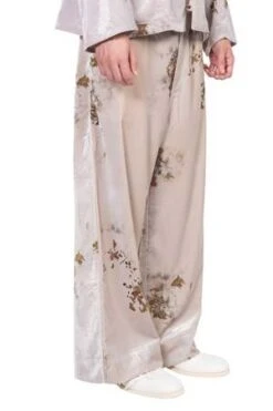Peng TaiVelvet Chinese Medicine Print Pyjama Pants -Grami Jean Shop Velvet Chinese Medicine Print Pyjama Pants 20231030173251 1