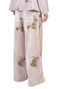 Peng TaiVelvet Chinese Medicine Print Pyjama Pants -Grami Jean Shop Velvet Chinese Medicine Print Pyjama Pants 20231030173251 2