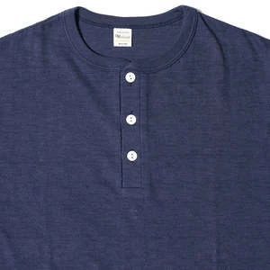 Warehouse & Co.Warehouse Lot 4601 Henley Neck T - Eggplant 4 Warehouse & Co.Warehouse Lot 4601 Henley Neck T - Eggplant - Image 2