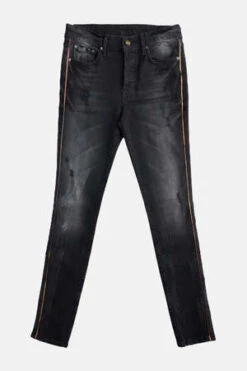 BossiWash Denim W/ Piping - Black