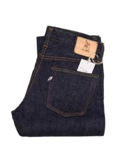 Pure Blue JapanSlim Straight 14oz Selvedge Denim - Black