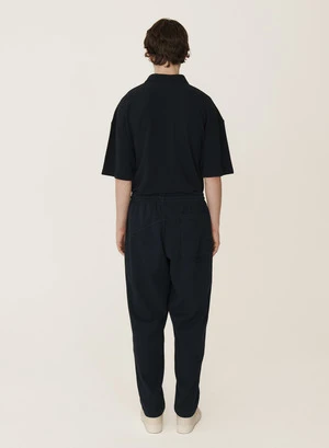 YMCEarth Alva Garment Dyed Organic Cotton Skate Trouser - Navy 7 YMCEarth Alva Garment Dyed Organic Cotton Skate Trouser - Navy - Image 5