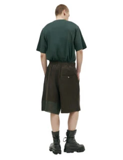 Ziggy ChenLinen Shorts - Brown -Grami Jean Shop Ziggy Chen Brown linen shorts 20230531012203